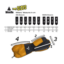 Load image into Gallery viewer, WeeDo Kids Snow Mitten Monsterelli - last one left - size 14cm - Sale