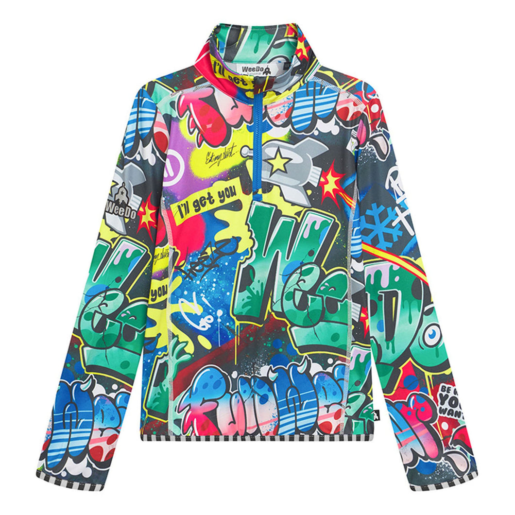 Weedo Kids Base Layer Top Cosmo Spraypaint