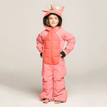 Load image into Gallery viewer, Weedo Kids Unicorn Snowsuit UNIDO GOLD - LAST SIZE LEFT - SIZE 92-104cm

