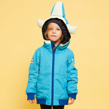 Load image into Gallery viewer, WeeDo Kids Snow Jacket Monster Blue
