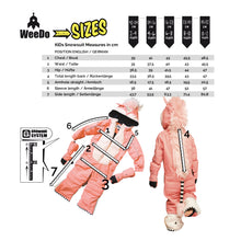 Load image into Gallery viewer, WeeDo Kids Snowsuit Zebra - DISCONTINUED
