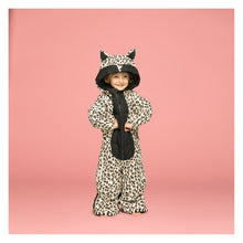 Load image into Gallery viewer, WeeDo Kids Snowsuit Leopard Black
