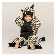 Load image into Gallery viewer, WeeDo Kids Snowsuit Leopard Black

