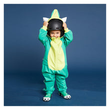 Load image into Gallery viewer, WeeDo Kids Rain Suit Monster Green

