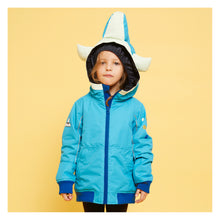 Load image into Gallery viewer, WeeDo Kids Snow Jacket Monster Blue

